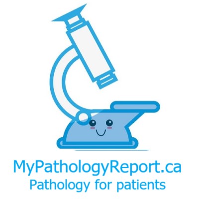 MypathologyReport 徽标，文本为 400x400